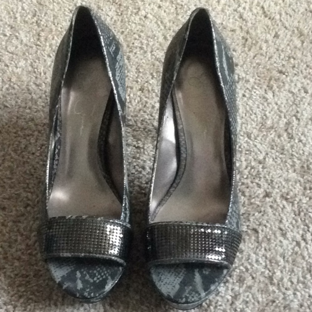 Jessica Simpson women’s size 11 peep toe heels